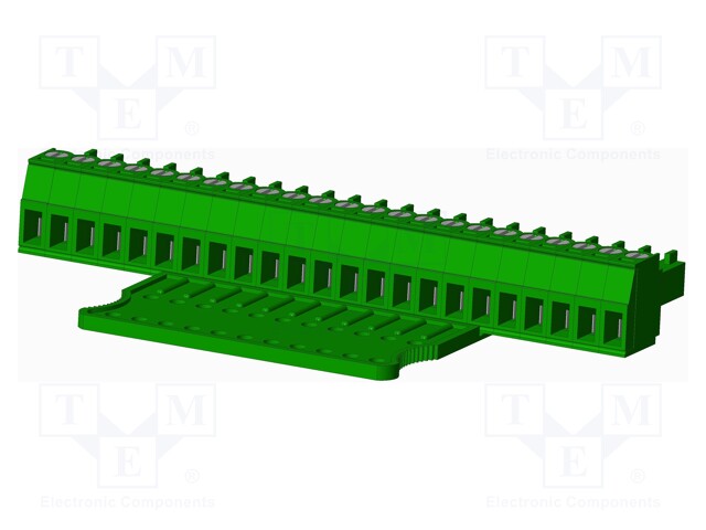 Connector: pluggable terminal block; plug; female; straight; 300V