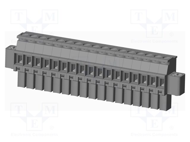 Connector: pluggable terminal block; plug; female; angled 90°