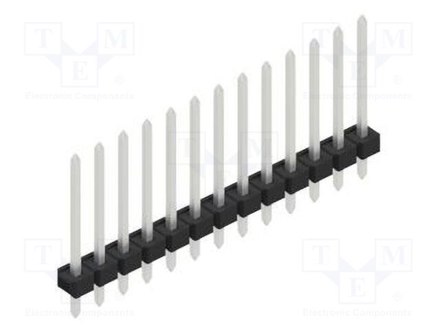 Connector: pin strips; pin header; male; PIN: 13; 2.54mm; THT; 1x13