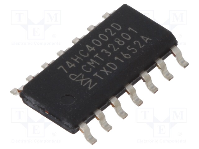 IC: digital; NOR; Channels: 2; IN: 4; SMD; SO14; Series: HC
