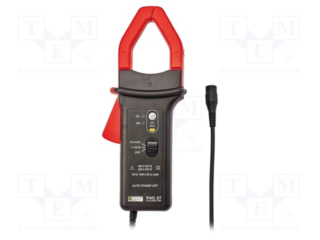 AC/DC current clamp adapter; Øcable: 39mm; I DC: 150/1400A; 520g