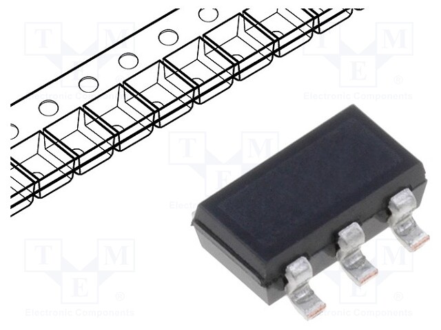 Transistor: PNP x2; bipolar; 45V; 0.5A; 600mW; SC74