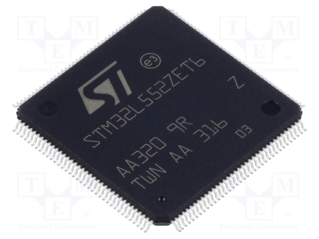 IC: ARM microcontroller; Flash: 512kB; 110MHz; SRAM: 256kB; LQFP144