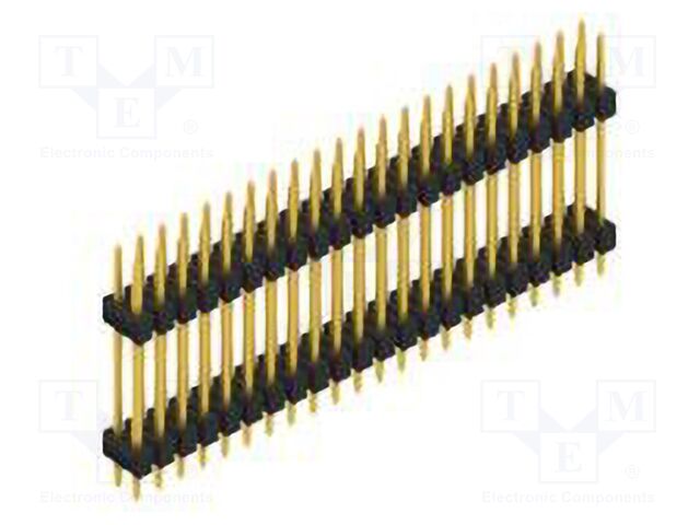 Connector: pin strips; pin header; male; PIN: 44; 2.54mm; THT; 2x22