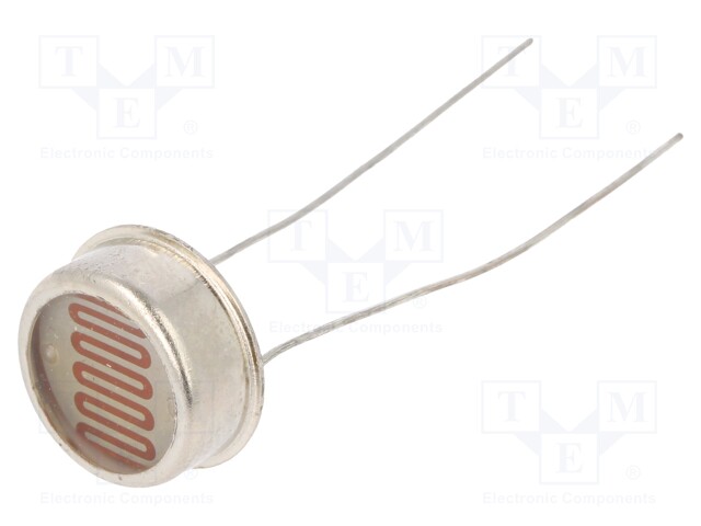 Photoresistor; 250mW; 4÷10kΩ; 560nm; Mounting: THT; 250VDC