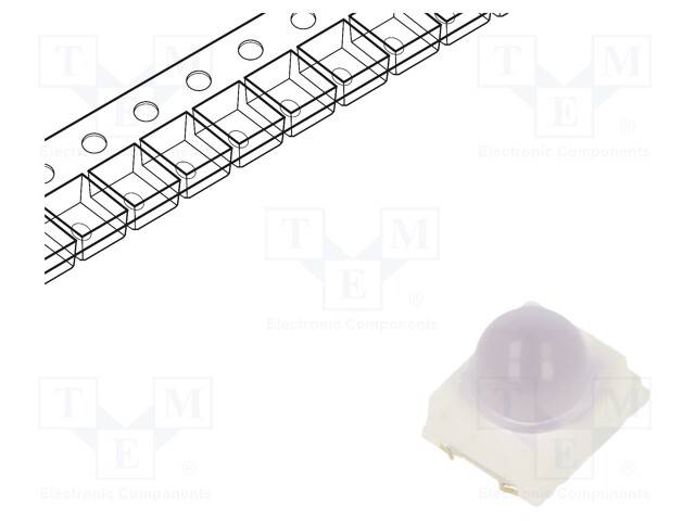 IR transmitter; 850nm; P opt: 45÷65mW; 17°; SMD; Dim: 2.8x3.5x2.6mm