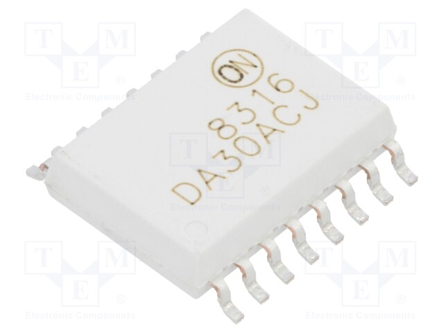 Optocoupler; SMD; Channels: 1; Out: IGBT driver; 4.243kV; SO16