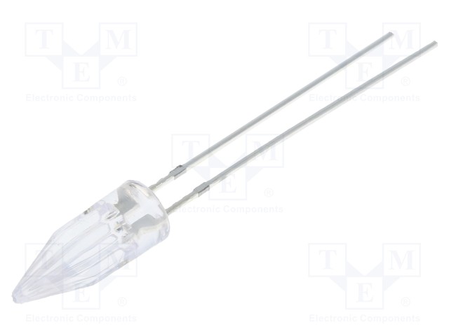 LED; 5mm; green; 750÷1120mcd; 100°; 2.5÷5V; 20mA; Lens: transparent