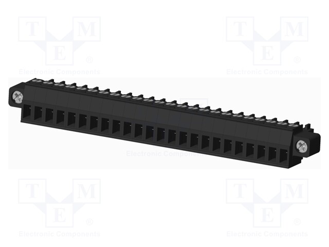 Connector: pluggable terminal block; plug; female; straight; 300V