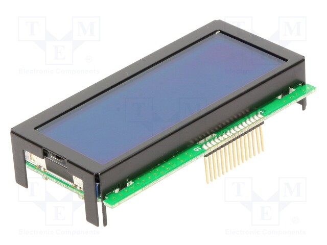 Display: LCD; alphanumeric; STN Negative; 16x2; 67x32.9x14mm; LED