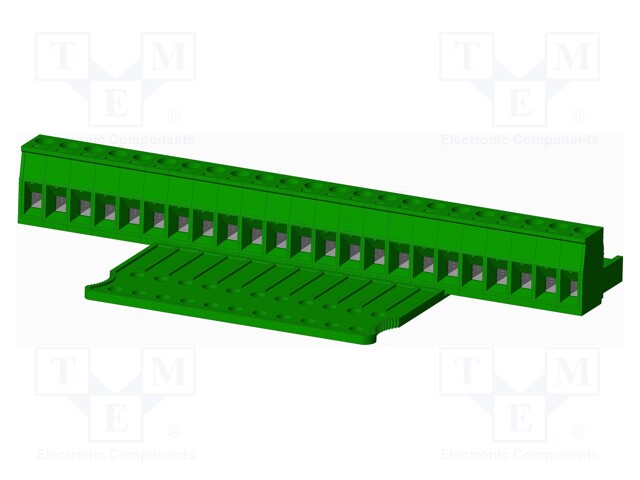 Connector: pluggable terminal block; plug; female; straight; 300V