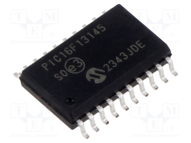 IC: PIC microcontroller; 32MHz; EUSART,GPIO,I2C,ICSP,SPI; SMD