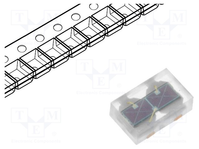 Photodiode; 500-1000nm; Mounting: SMD; Dim: 2.9x1.8mm
