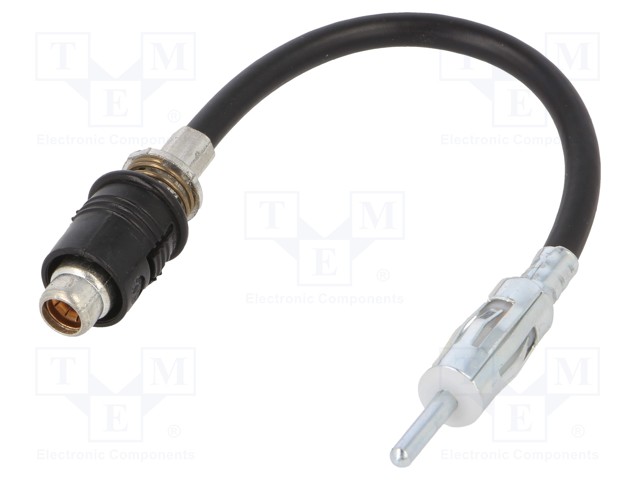 Antenna adapter; DIN plug,RAKU II male; 0.18m