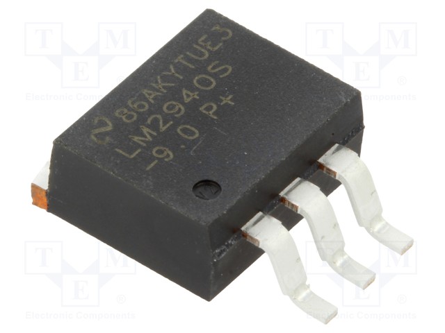 IC: voltage regulator; LDO,fixed; 9V; 1A; TO263-3; SMD; Uoper: 6÷26V