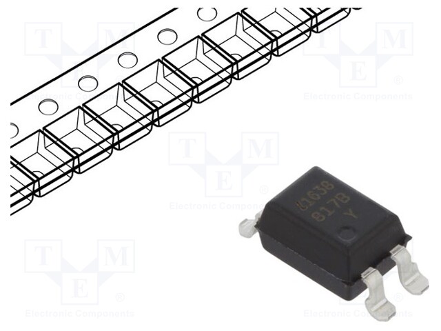 Optocoupler; SMD; Channels: 1; Out: transistor; Uinsul: 5kV; Uce: 35V