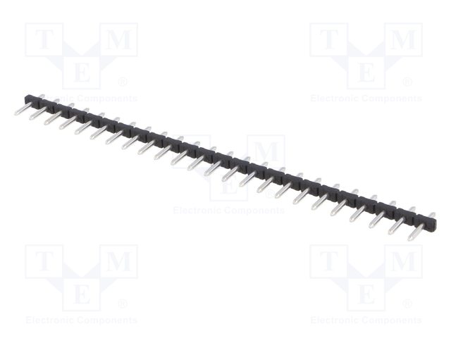 Pin strips; 5mm; ways: 24; straight; pin header; male; on PCBs; THT