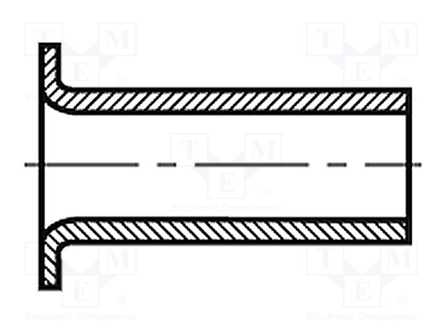 Rivet; brass; Rivet diam: 4mm; L.rivet: 4mm; BN: 572; DIN: 7340A