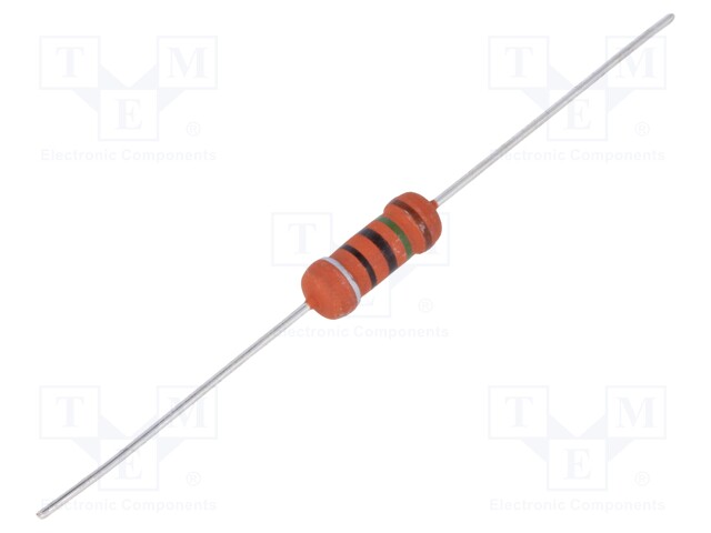 Resistor: metal film; fusible; THT; 150Ω; 2W; ±10%; Ø5x12mm; axial