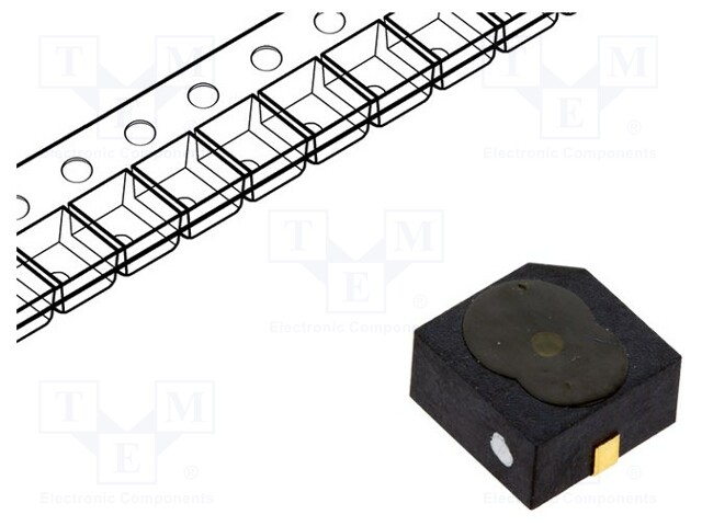 Sound transducer: elektromagnetic alarm; SMD; 30mA; -30÷85°C