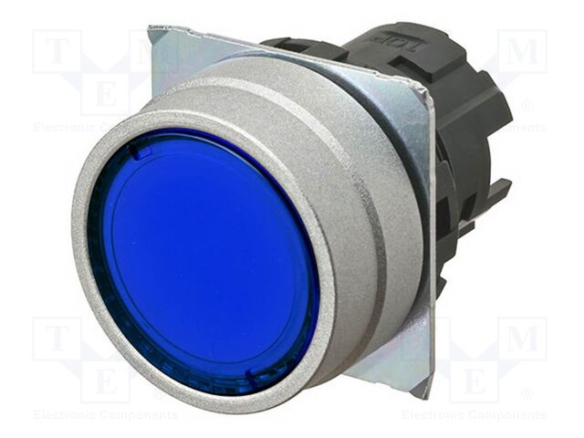 Switch: push-button; 22mm; Stabl.pos: 1; flat; Pos: 2