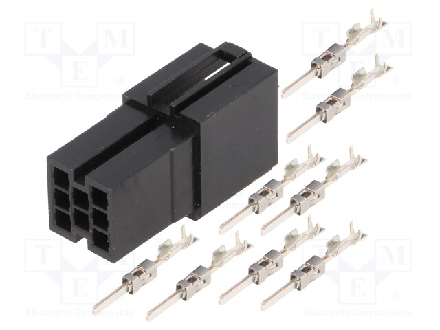 Kit; socket; Mini ISO; PIN: 8; 8 pins