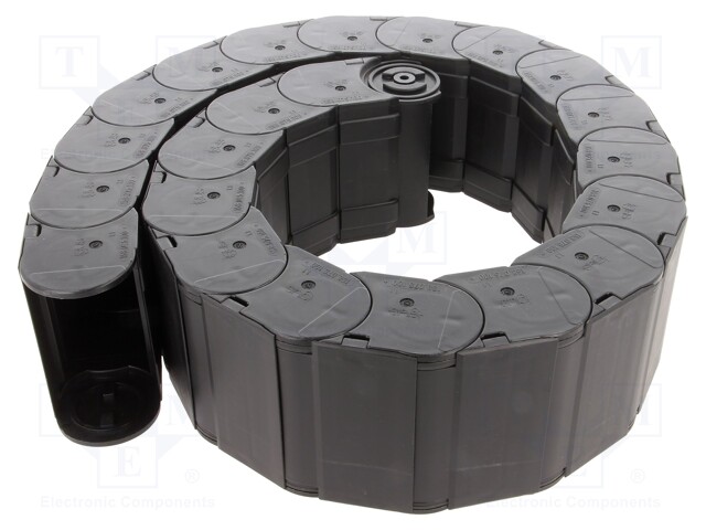 Cable chain; Series: 158; Bend.rad: 100mm; L: 1012mm