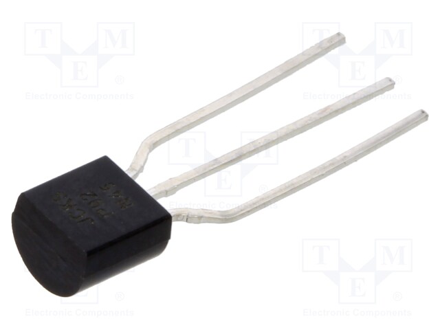 Transistor: PNP; bipolar; 300V; 0.5A; 0.625W; TO92