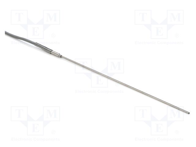 Sensor: temperature; Pt100; cl.B; Body dim: Ø6x200mm; Len: 2m