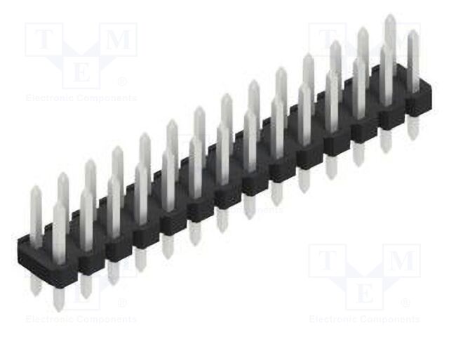 Connector: pin strips; pin header; male; PIN: 28; 2.54mm; THT; 2x14