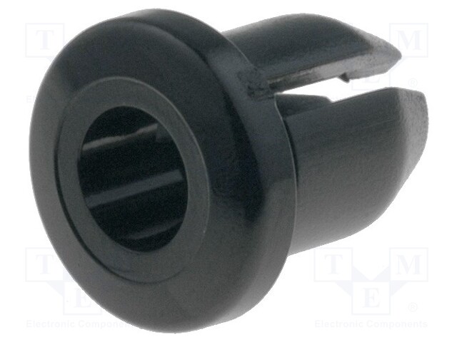 Snap latch; polyamide; Colour: black; 1.5÷3.7mm