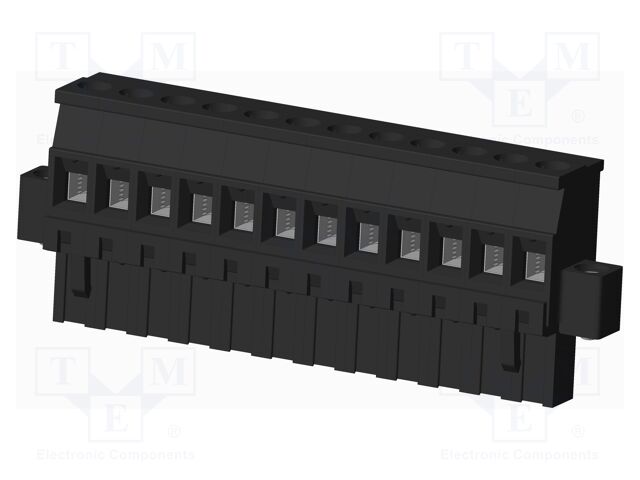 Connector: pluggable terminal block; plug; female; angled 90°