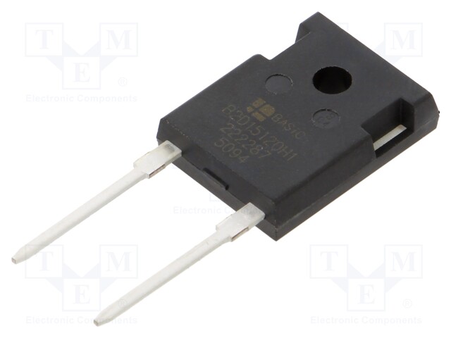 Diode: Schottky rectifying; SiC; THT; 1.2kV; 15A; TO247-2; tube