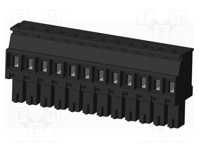 Connector: pluggable terminal block; plug; female; angled 90°