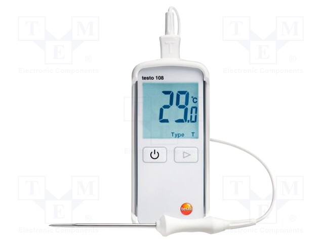 Meter: temperature; LCD; -50÷300°C; Resol: 0.1°C; IP67; Unit: °C