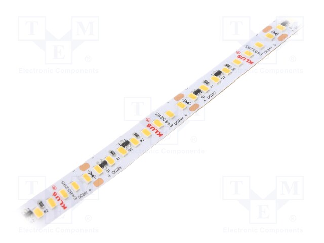 LED tape; white warm; 24V; LED/m: 160; 10mm; IP64; 120°; 9.6W/m