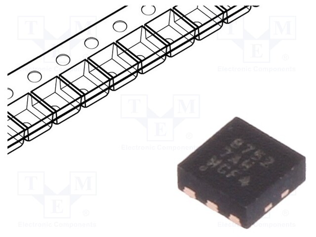Transistor: N-MOSFET; unipolar; 30V; 5A; 2.3W; WSON6 2x2mm