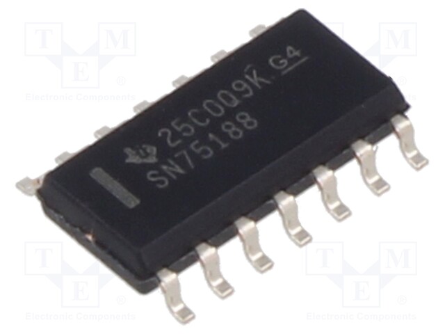 IC: interface; line driver; RS232; 300kbps; SOIC14