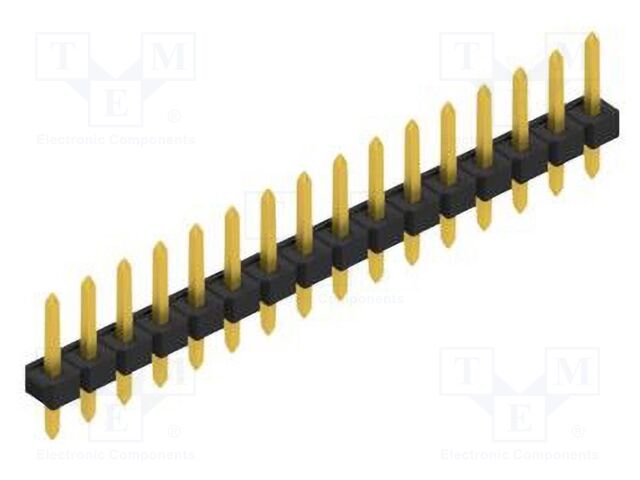 Connector: pin strips; pin header; male; PIN: 16; 2.54mm; THT; 1x16