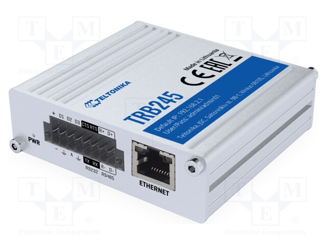 Module: gateway; 83x25x74mm; RJ45,RS232,RS485,SIM x2; IP30