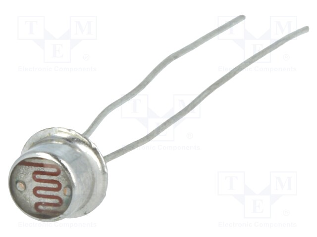 Photoresistor; 100mW; 30÷90kΩ; 540nm; Mounting: THT; 150VDC