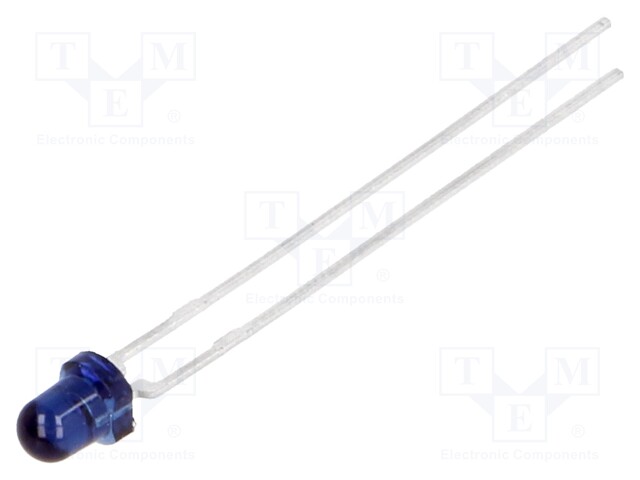 IR transmitter; 3mm; 950nm; transparent,blue; 16°; THT; 100mA