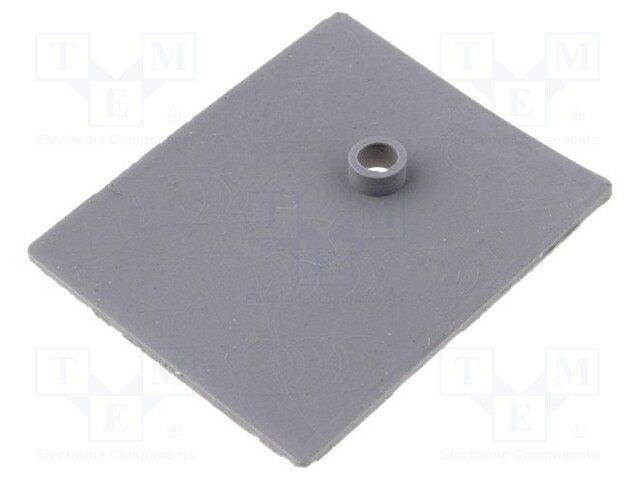 Heat transfer pad: silicone; SOT93,TOP3; 0.4K/W; L: 24mm; W: 20mm