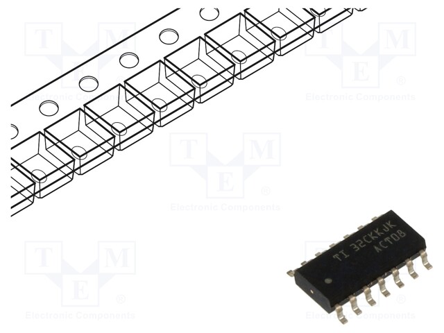 IC: digital; AND; Ch: 4; IN: 2; SMD; SO14; 4.5÷5.5VDC; ACT