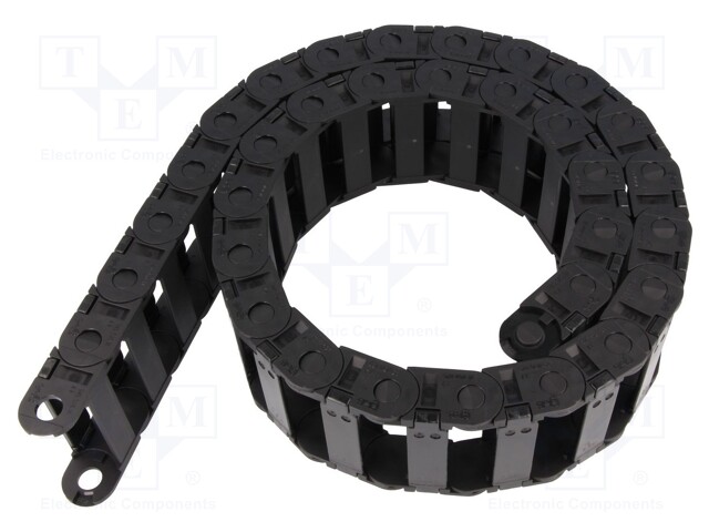 Cable chain; Series: B15; Bend.rad: 38mm; L: 1006mm; Int.width: 80mm