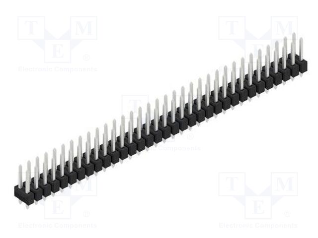 Connector: pin strips; pin header; male; PIN: 66; 2.54mm; THT; 2x33