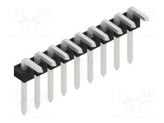 Connector: pin strips; pin header; male; PIN: 9; 2.54mm; THT; 1x9
