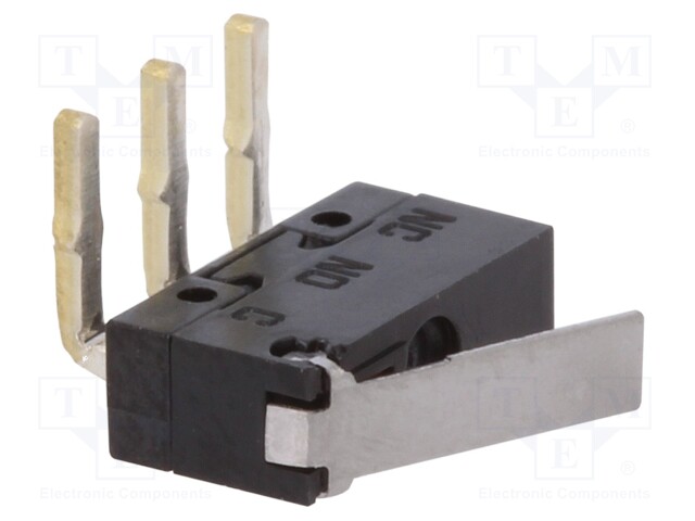 Microswitch SNAP ACTION; with lever; SPDT; 0.1A/30VDC; ON-(ON)
