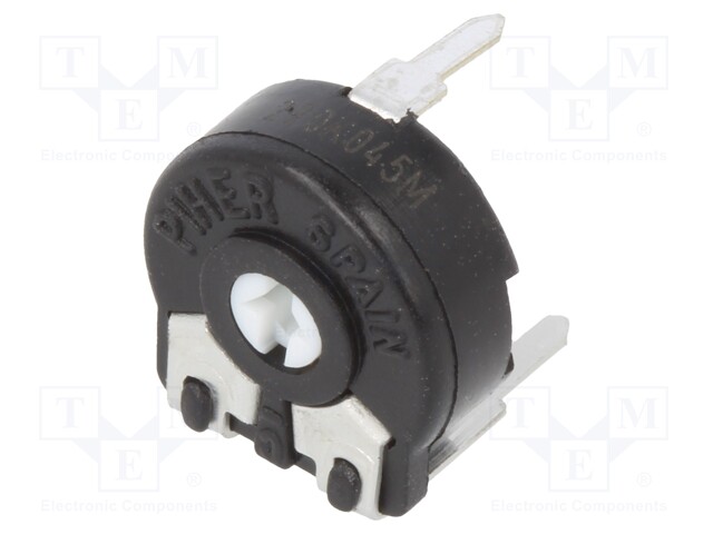 Potentiometer: mounting; single turn,horizontal; 220kΩ; 150mW