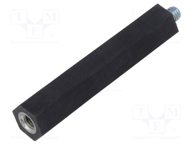 Insulating sleeve; hexagonal; M6; M6; L: 70mm; Spanner: 13mm